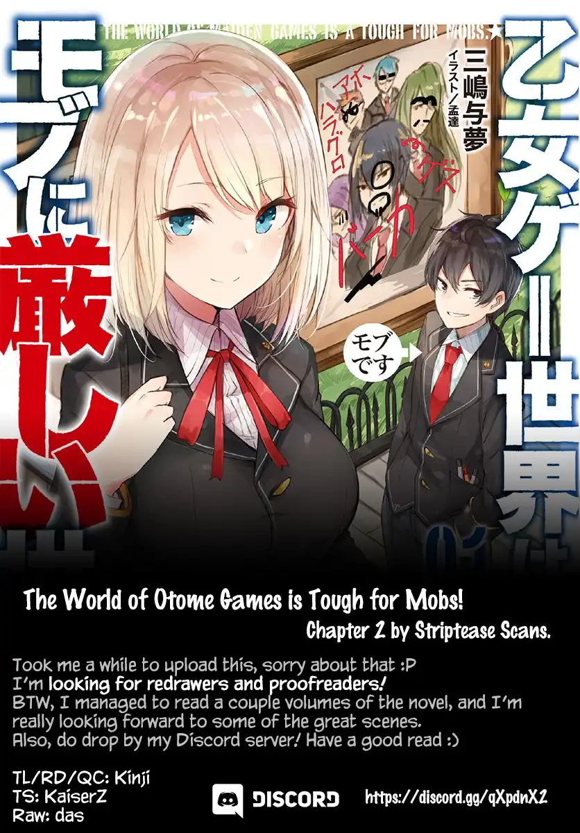 Otome Game Sekai wa Mob ni Kibishii Sekai Desu Chapter 2 1